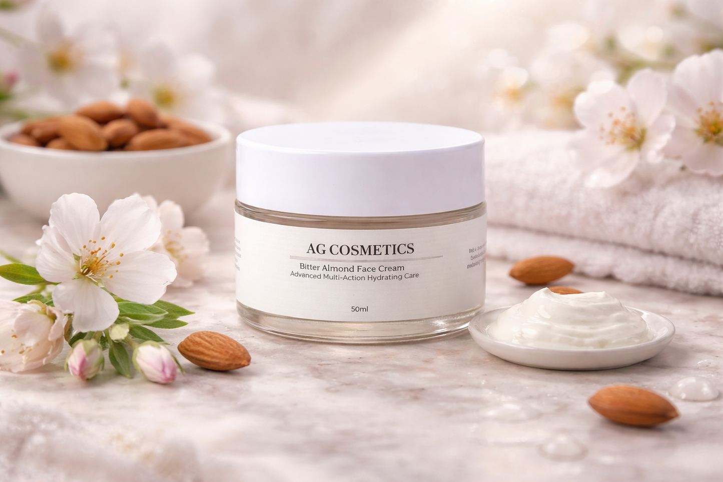 Κρέμα Προσώπου με Εκχύλισμα Πικραμυγδάλου