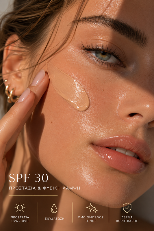 Tinted Sun Protection SPF 30 (30ml) - Αντηλιακή Κρέμα Προσώπου με Χρώμα SPF30 (κωδ. 109)