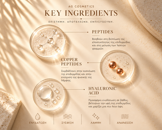 Peptide Serum (30ml) - Ορός Προσώπου με Πεπτίδια & Copper Peptides (κωδ. 107) 

 