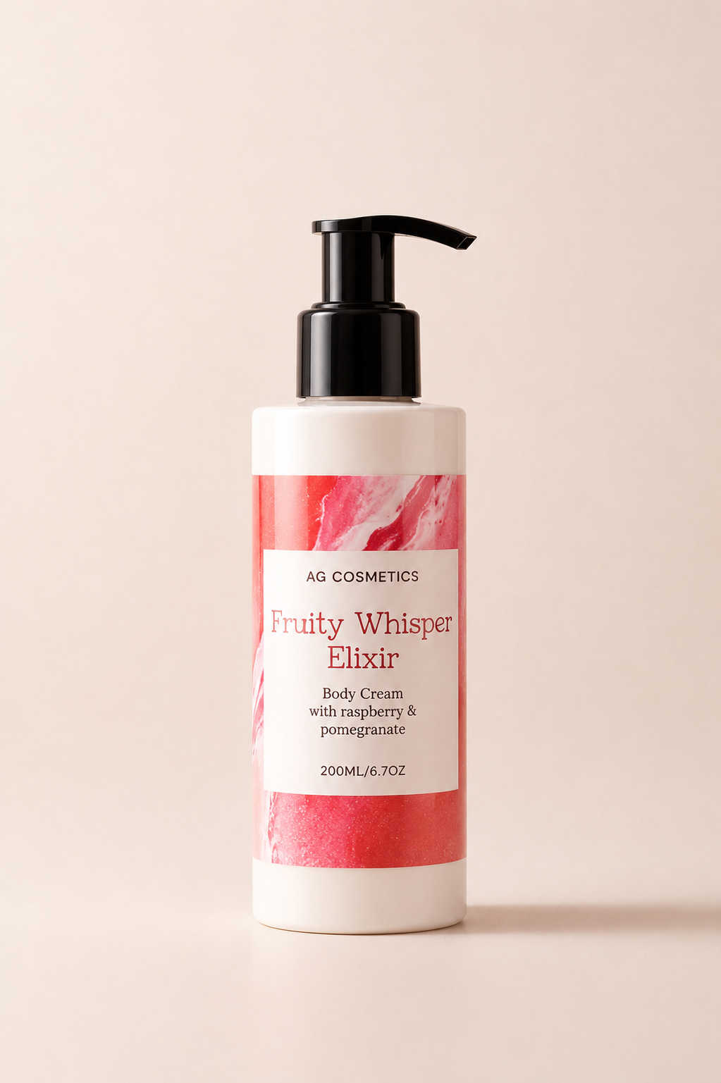 Fruity Whisper Elixir Body Cream (200ml) -  Κρέμα Σώματος με Βατόμουρο & Ρόδι (κωδ. 112)